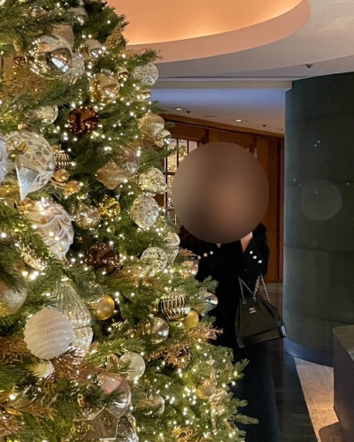 Grand Hyatt winter lights